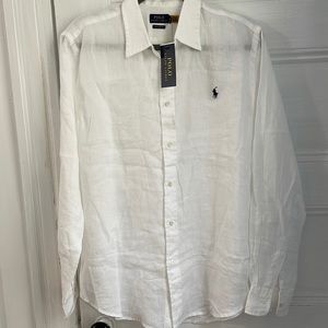 Ralph Lauren Women Relaxed Fit Linen Shirt